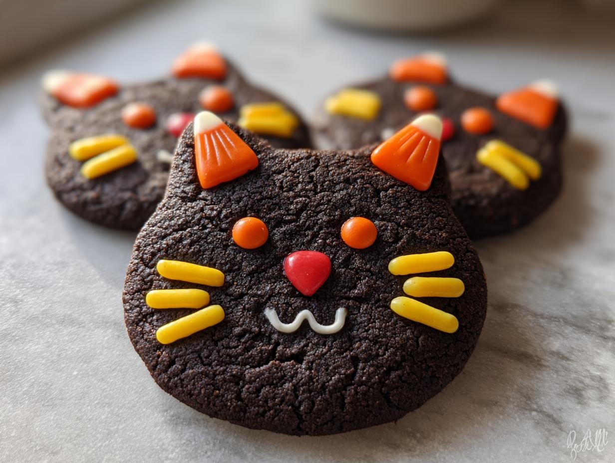 Black Cat Cookies: 1 Heavenly Halloween Treat