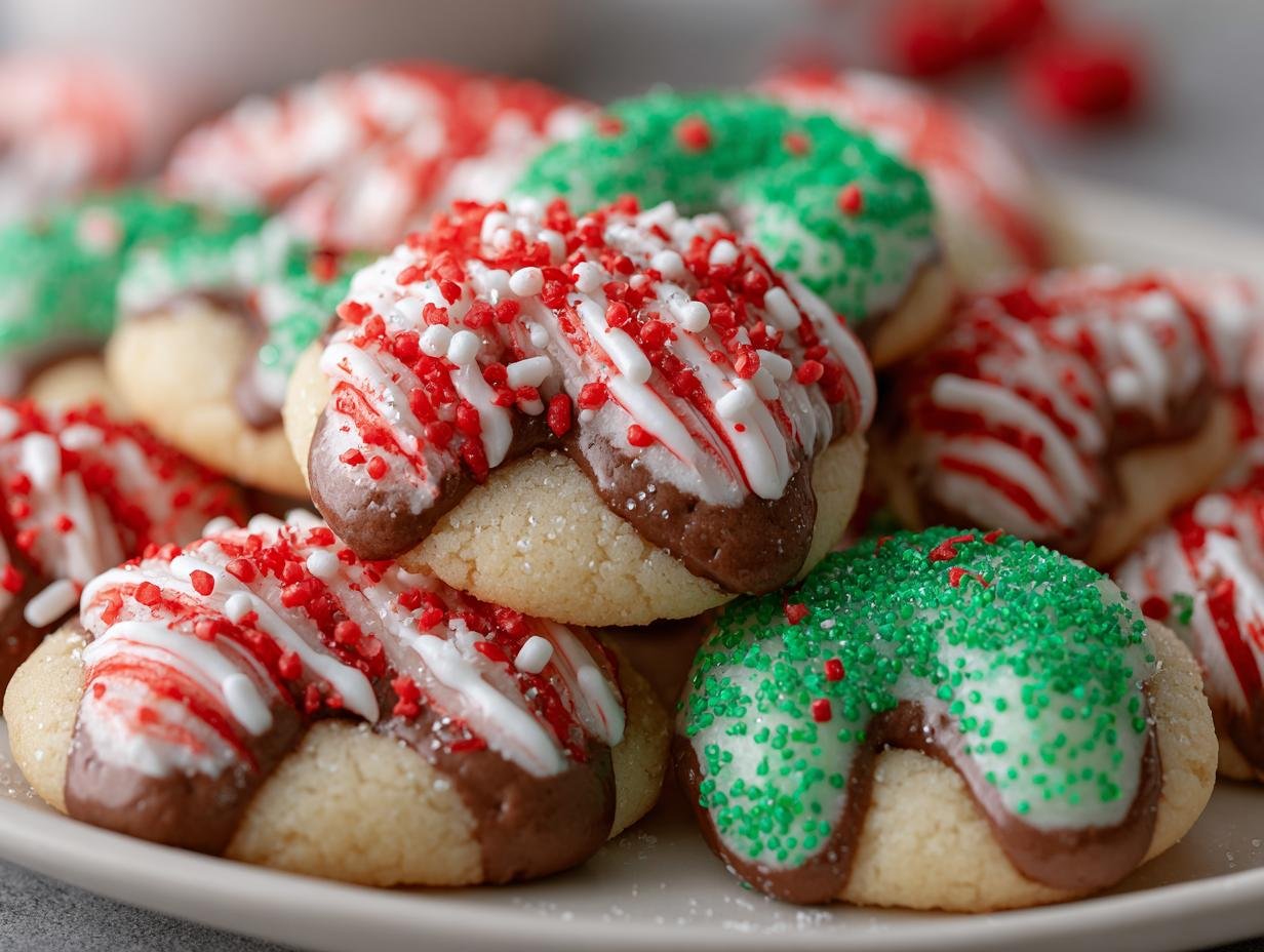 Candy Cane Kiss Cookies: 1 Hour Miracle - Candy Cane Kiss Cookies - additional detail