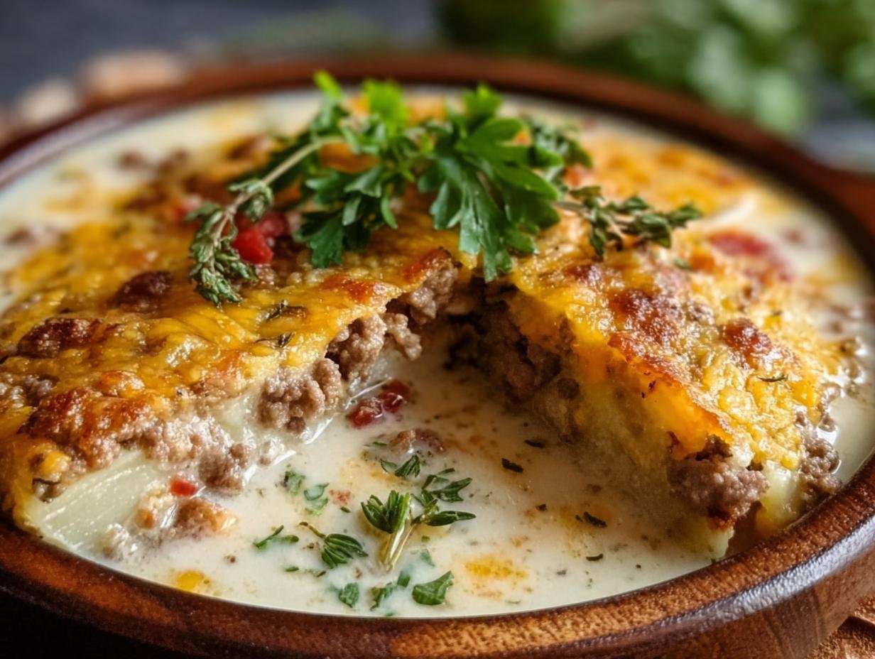 Cheesy Ground Beef Potatoes: Amazing 1-Pot Meal