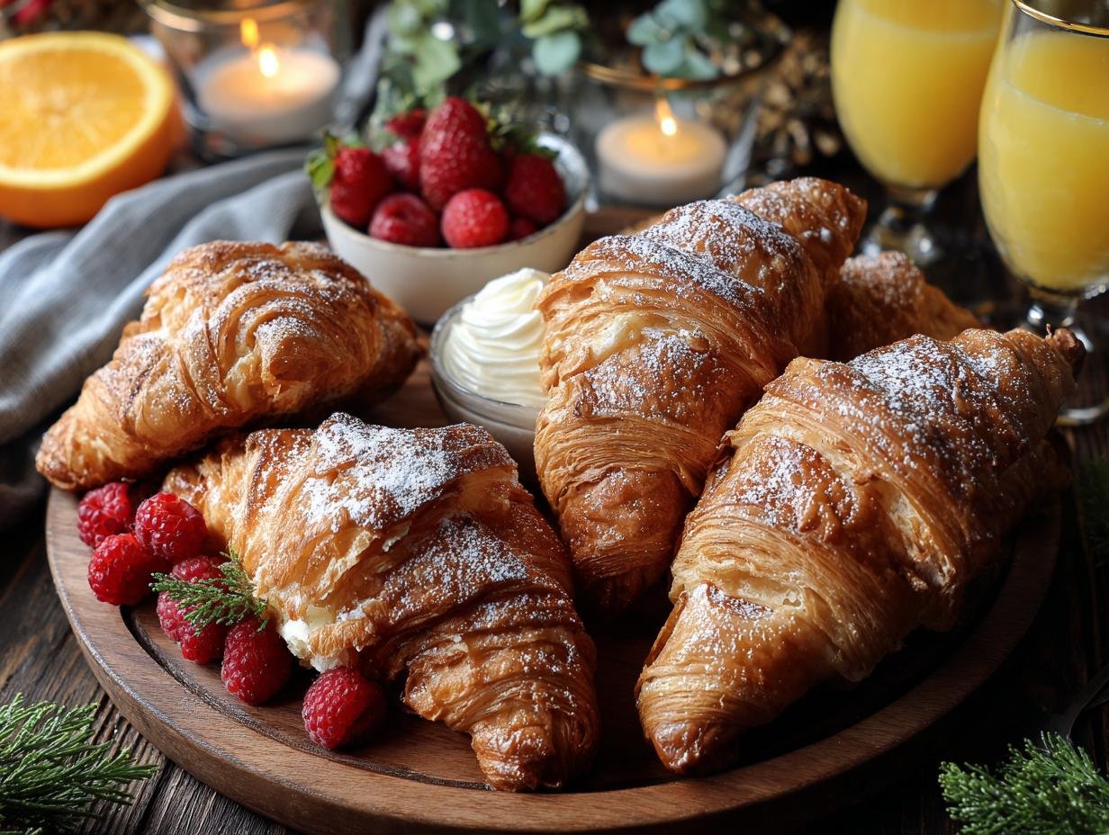 Christmas Morning Breakfast Croissants - additional detail