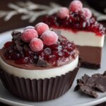 Cranberry White Chocolate Mousse