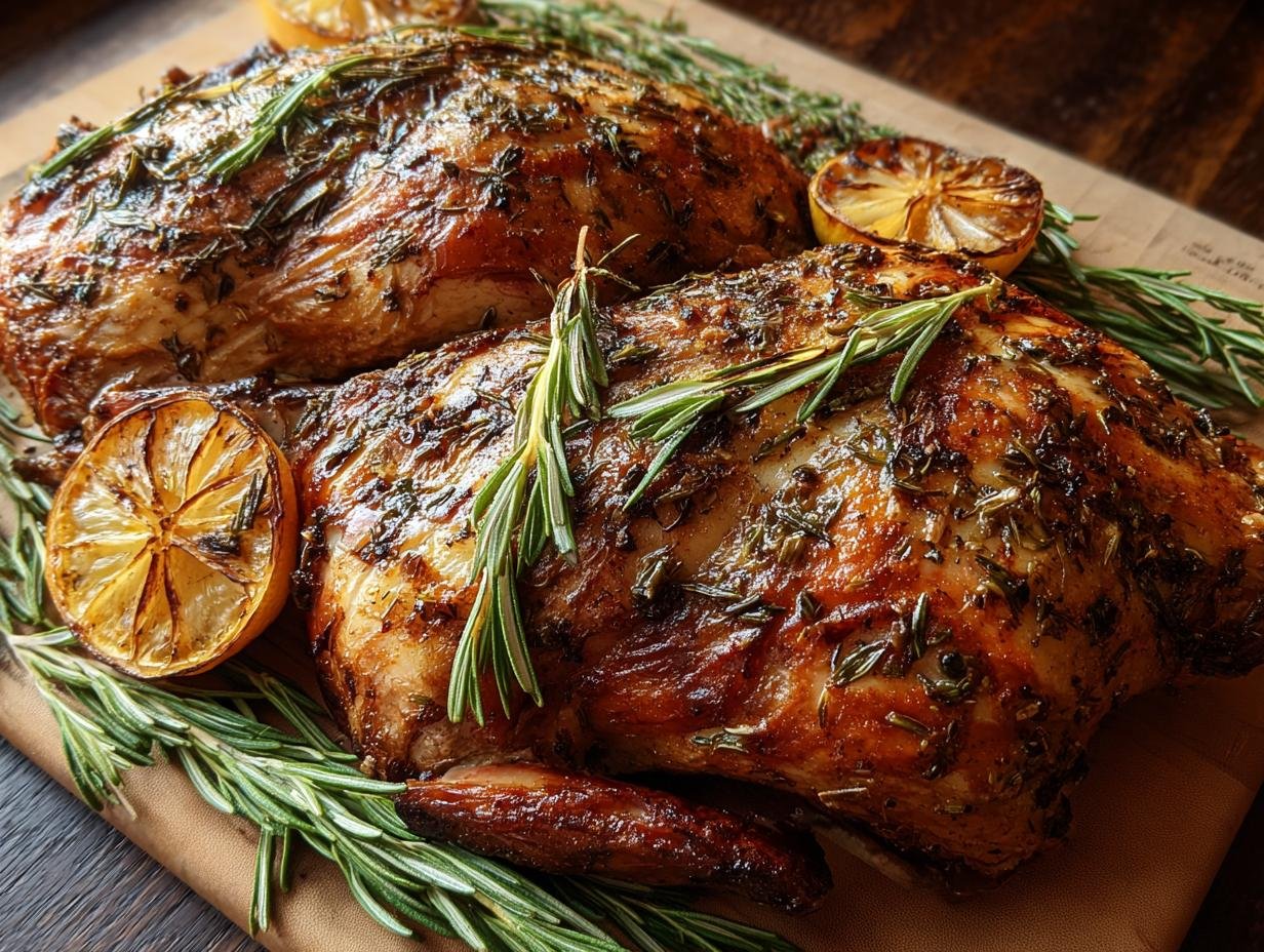 Crispy Herb Spatchcocked Roast: Heavenly Flavor - Crispy Herb Spatchcocked Roast - additional detail