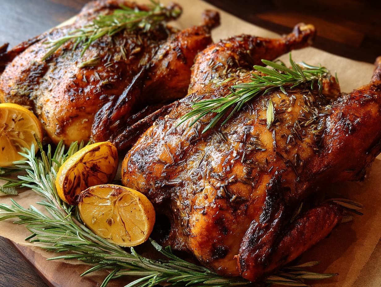 Crispy Herb Spatchcocked Roast: Heavenly Flavor