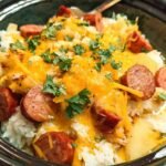 Crockpot Cheesy Keilbasa Meal