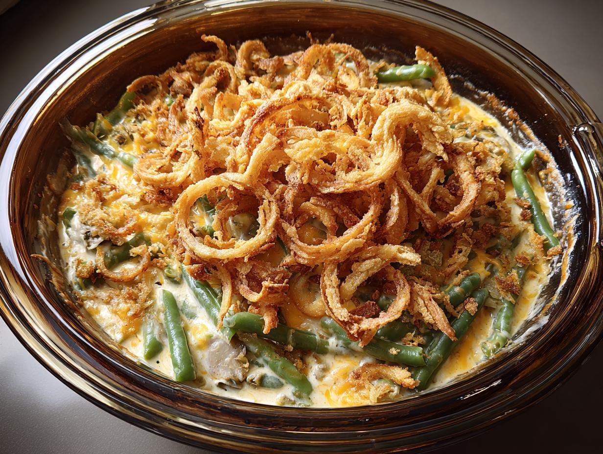 Crockpot Green Bean Casserole: 1 Amazing Side dish - Crockpot Green Bean Casserole - additional detail