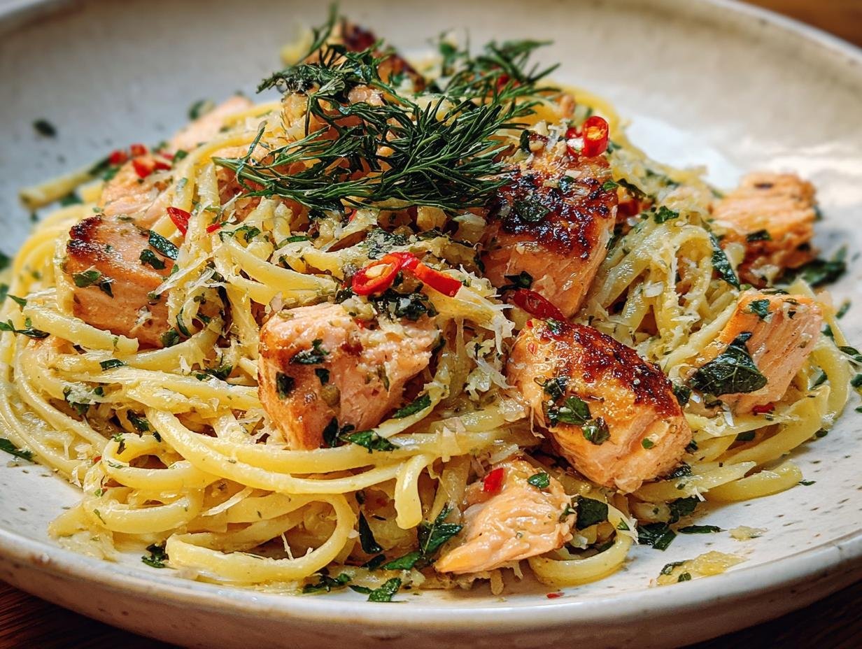 Delightful Salmon Linguine Chilli: Amazing Quick Dinner