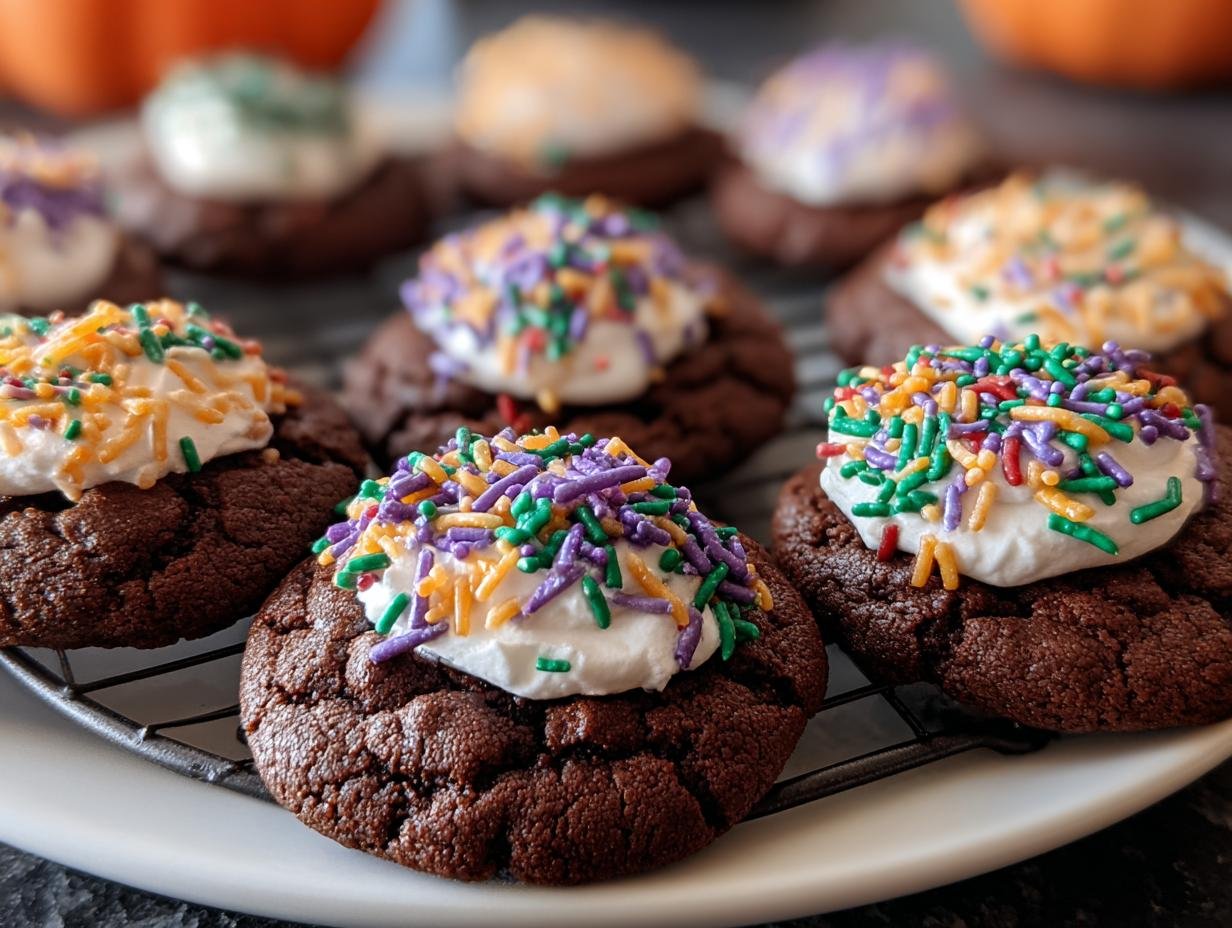 Frosted Chocolate Marshmallow Cookies: Blissful Bake