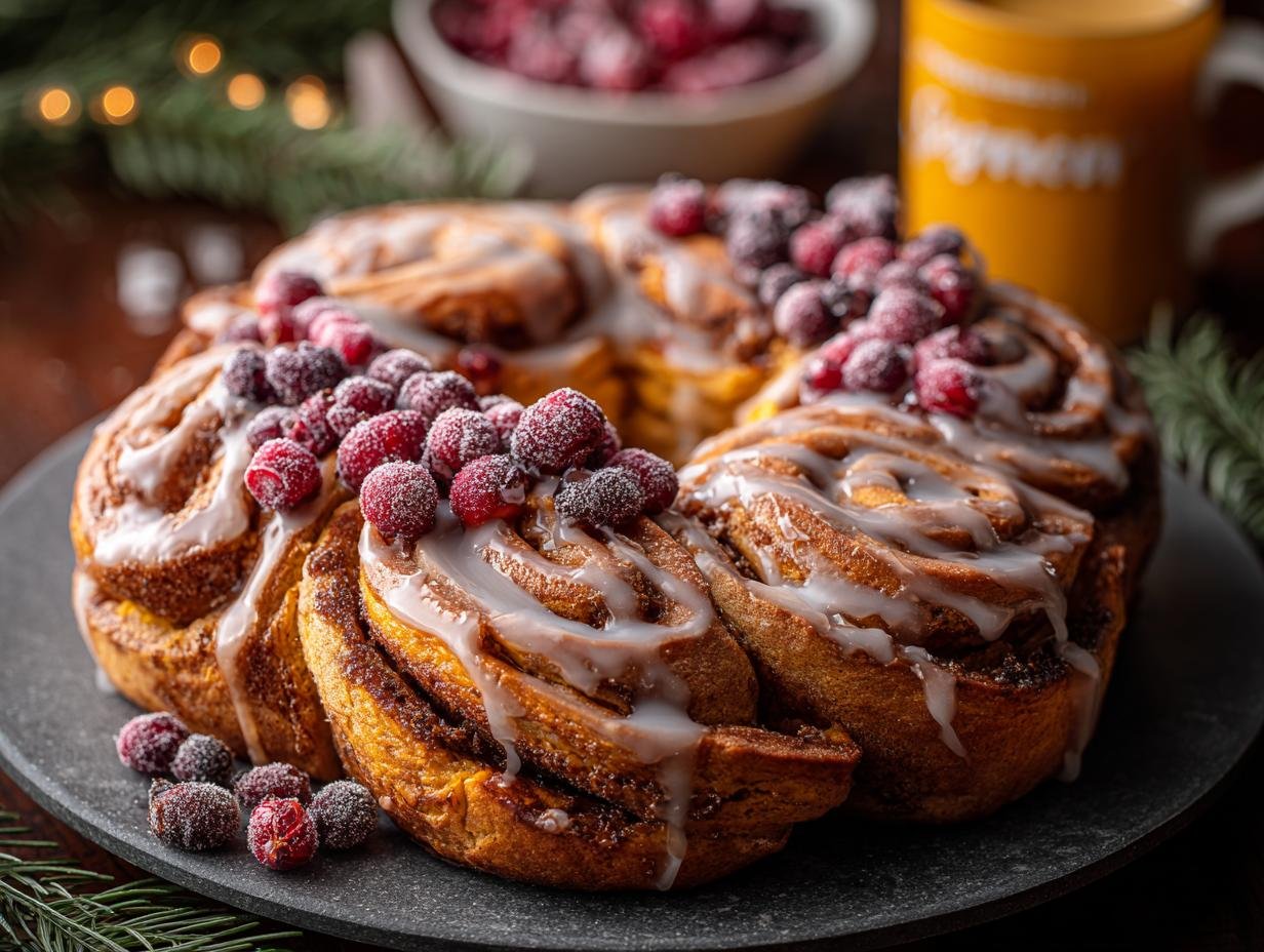 Amazing Gingerbread Cinnamon Roll Wreath Magic - Gingerbread Cinnamon Roll Wreath - main visual representation