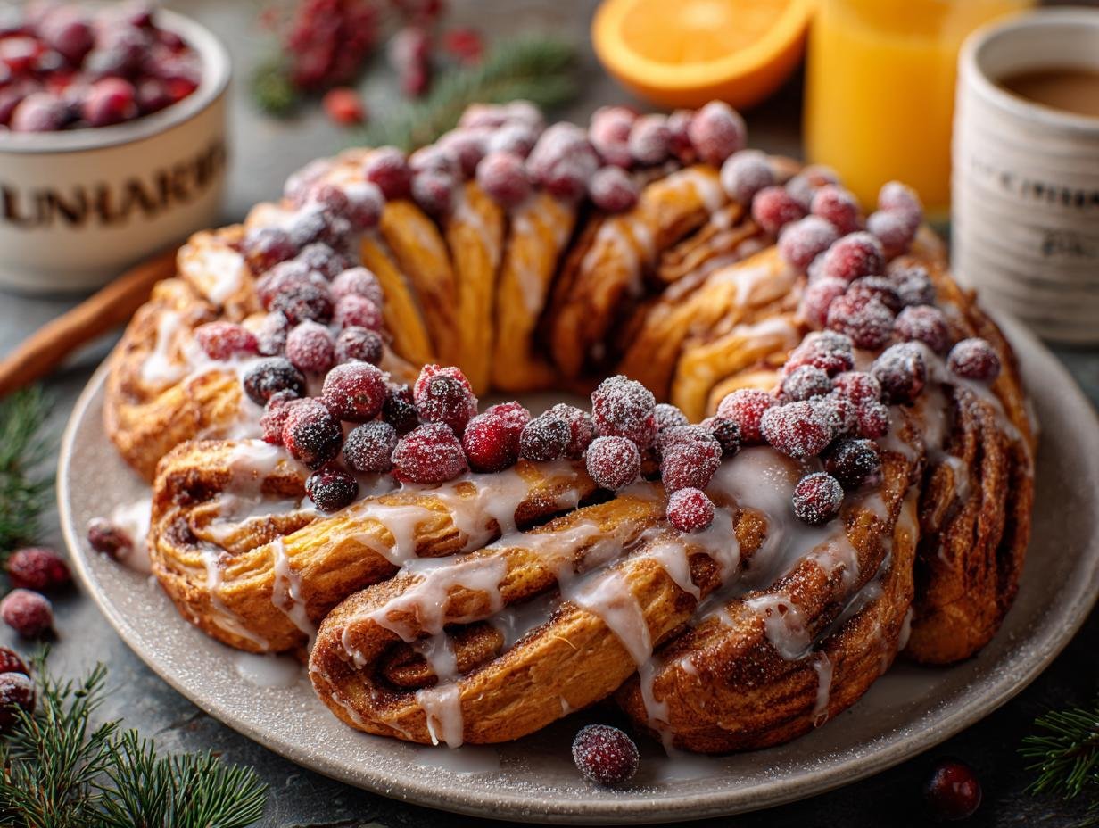 Amazing Gingerbread Cinnamon Roll Wreath Magic - Gingerbread Cinnamon Roll Wreath - additional detail