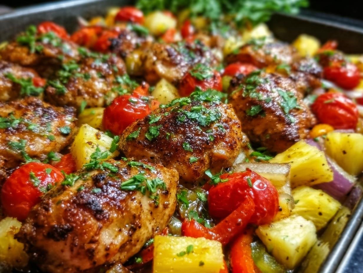 Hawaiian Chicken Sheet Pan: Amazing Taste