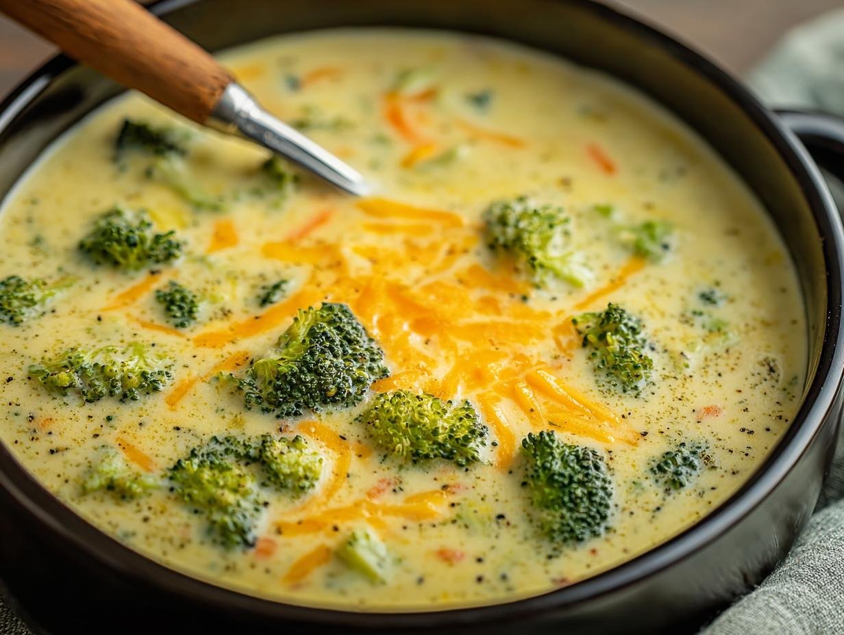 High Protein Broccoli Cheddar: Delicious & Hearty - High Protein Broccoli Cheddar - additional detail