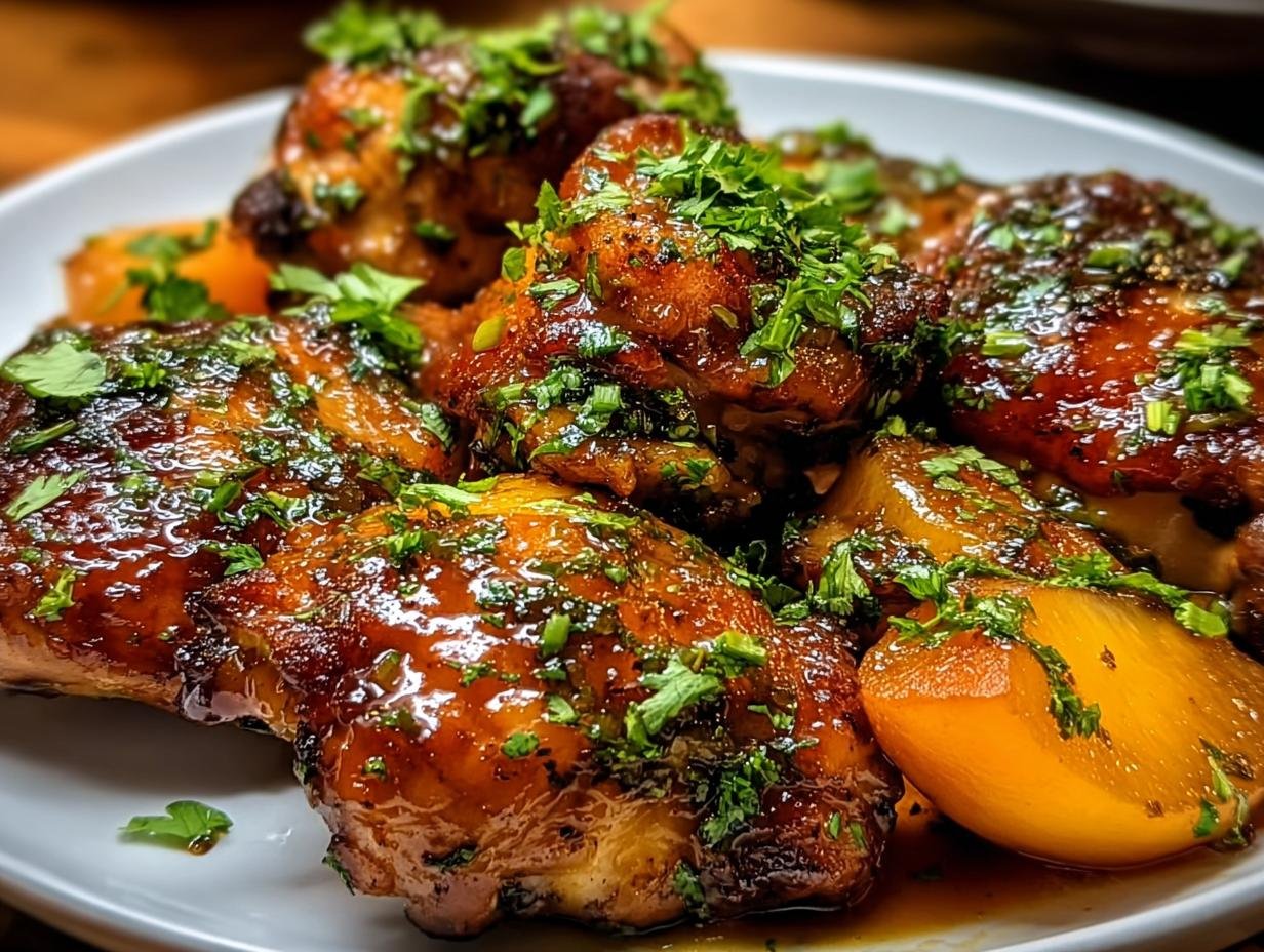 Amazing Jalapeno Peach Glazed Chicken - Jalapeno Peach Glazed Chicken - additional detail
