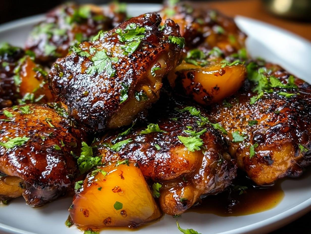 Amazing Jalapeno Peach Glazed Chicken - Jalapeno Peach Glazed Chicken - additional detail
