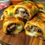 Keto Philly Cheesesteak Rolls