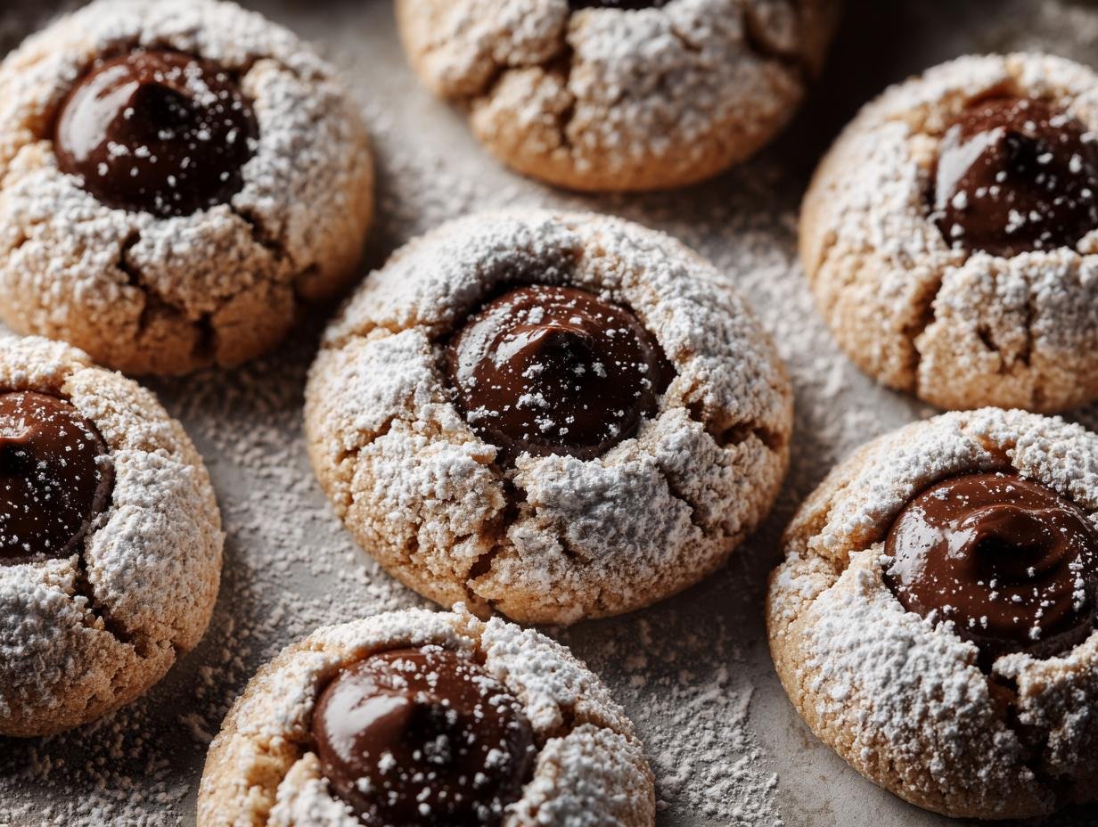Nutella Thumbprints: Pure Bliss Cookie Magic - Nutella Thumbprints - additional detail