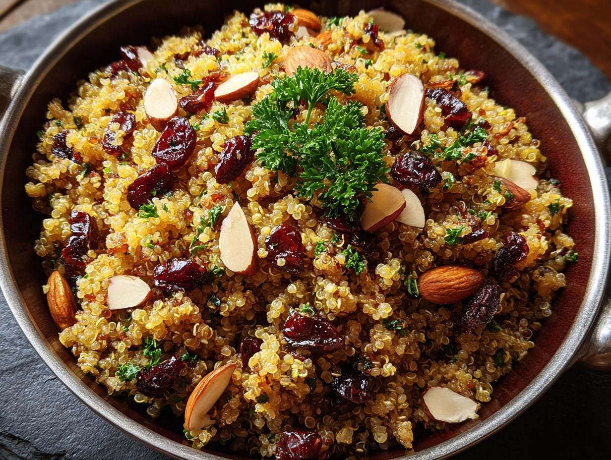 Quinoa Cranberry Stuffing: 1 Amazing Holiday Side