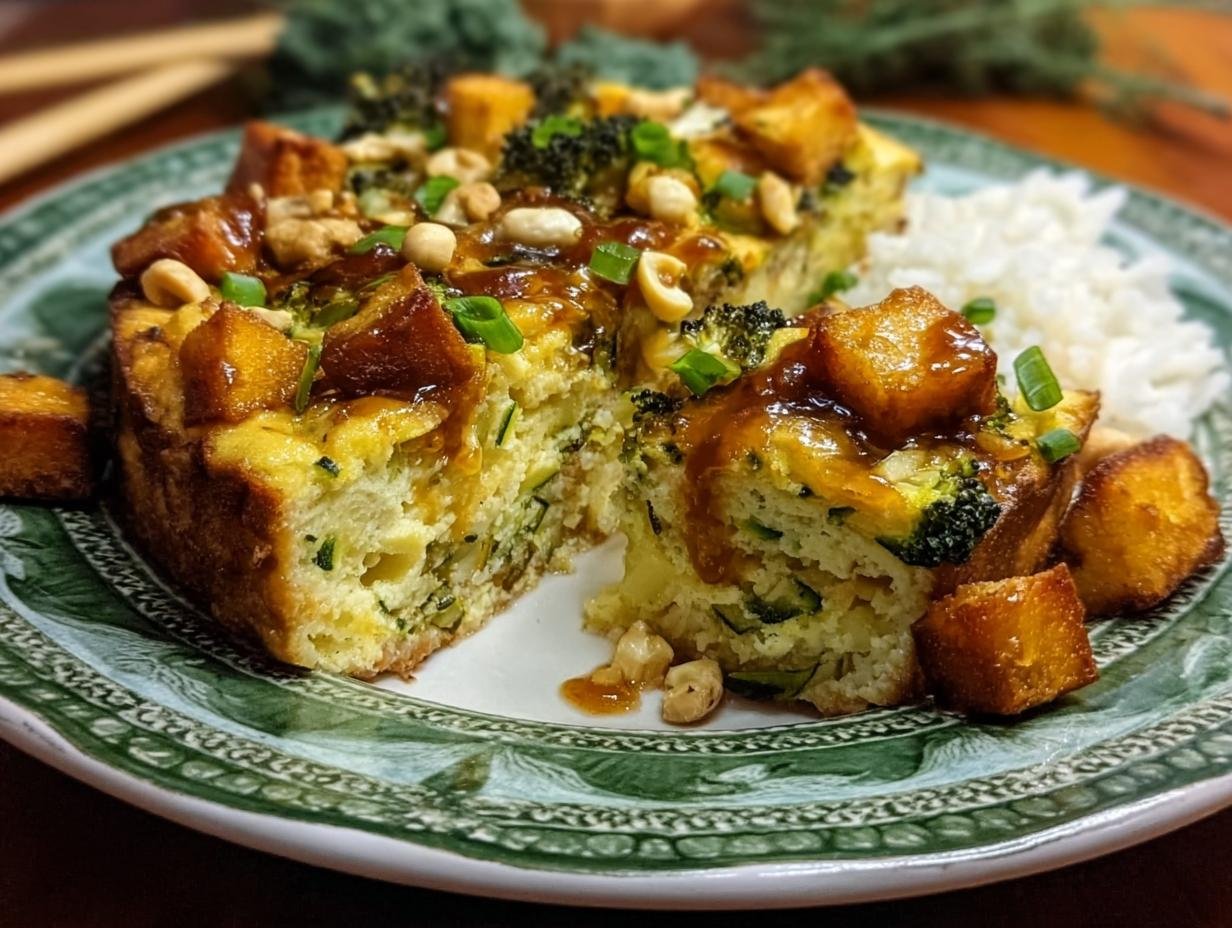 Savory Zucchini Bread Pudding: 4 Amazing Twists - Savory Zucchini Bread Pudding - additional detail