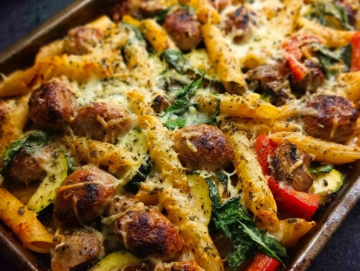 Sheet Pan Sausage Veggies: 1 Pan Wonder - Sheet Pan Sausage Veggies - additional detail