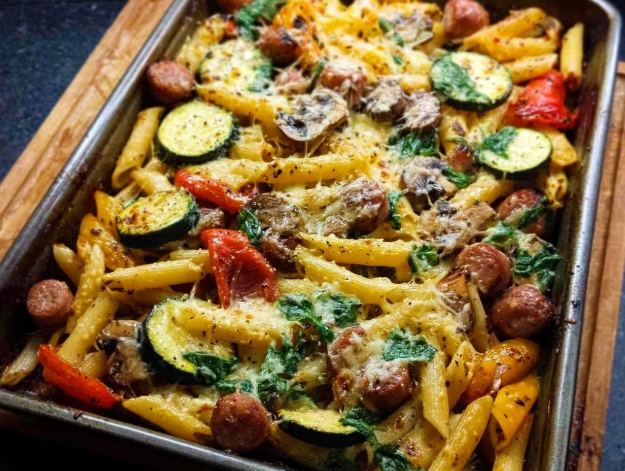 Sheet Pan Sausage Veggies: 1 Pan Wonder