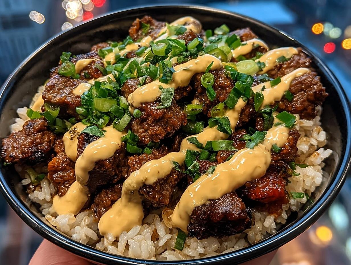 Spicy Beef Rice Bowls: Quick & Delicious Weeknight Meal - Spicy Beef Rice Bowls - additional detail