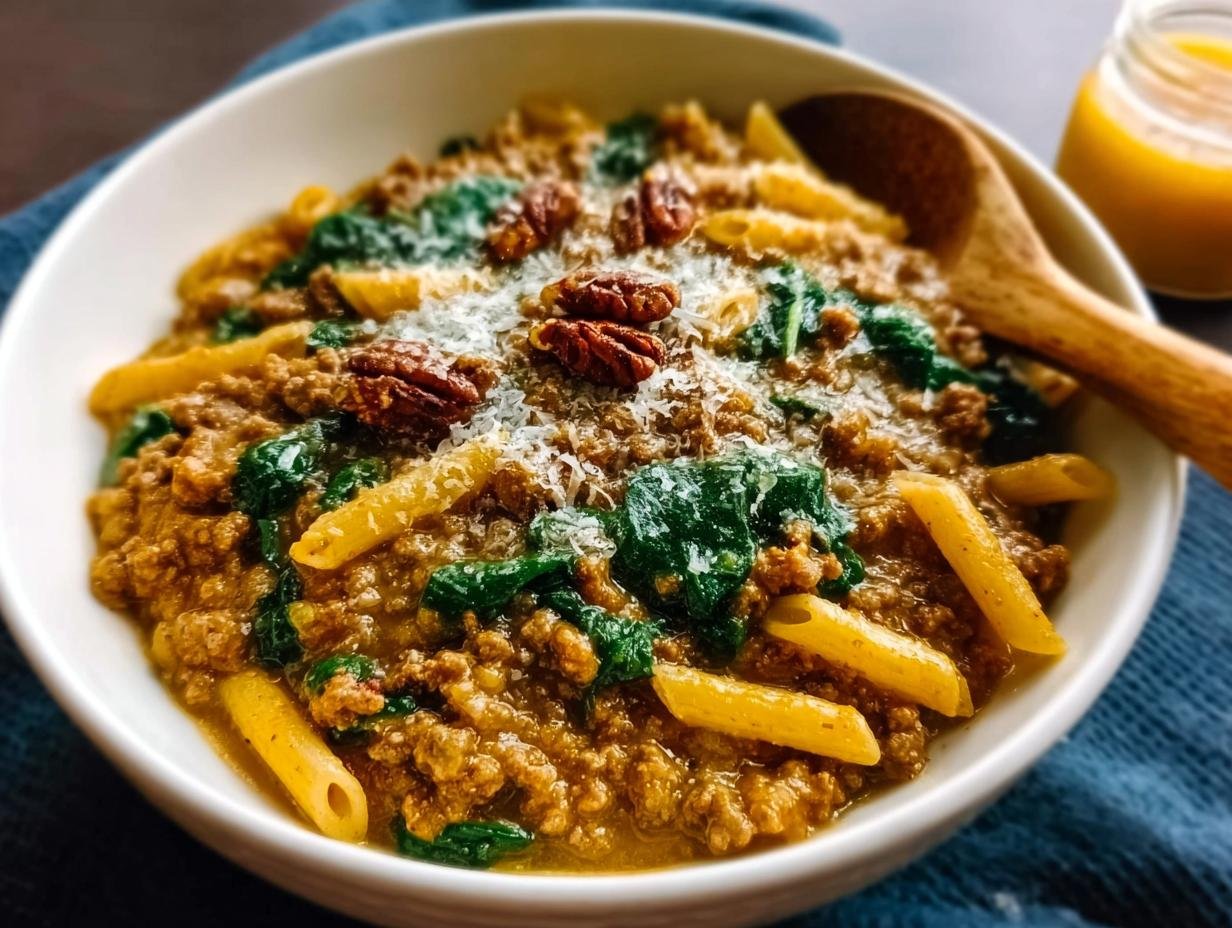 Spinach Beef Pasta: 1 Incredible Dinner