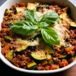 Zucchini Ground Beef Skillet