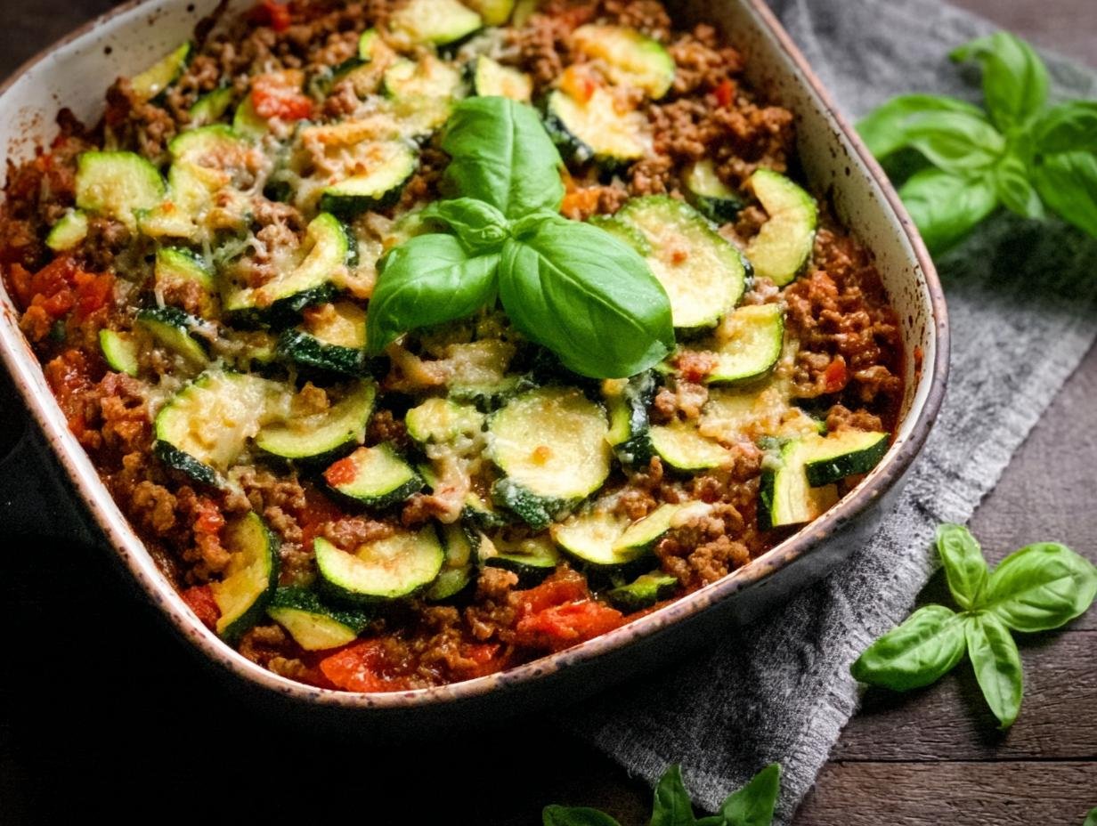 Zucchini Ground Beef Skillet: 1 Amazing Meal - Zucchini Ground Beef Skillet - additional detail