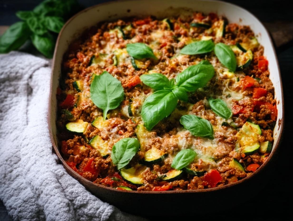 Zucchini Ground Beef Skillet: 1 Amazing Meal - Zucchini Ground Beef Skillet - additional detail
