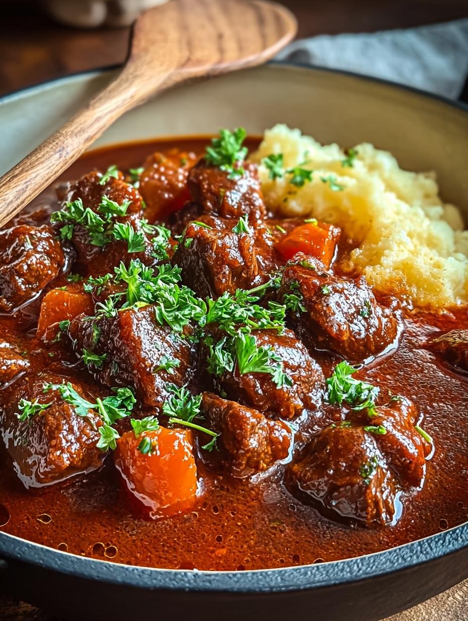 Authentic German Goulash Rindergulasch
