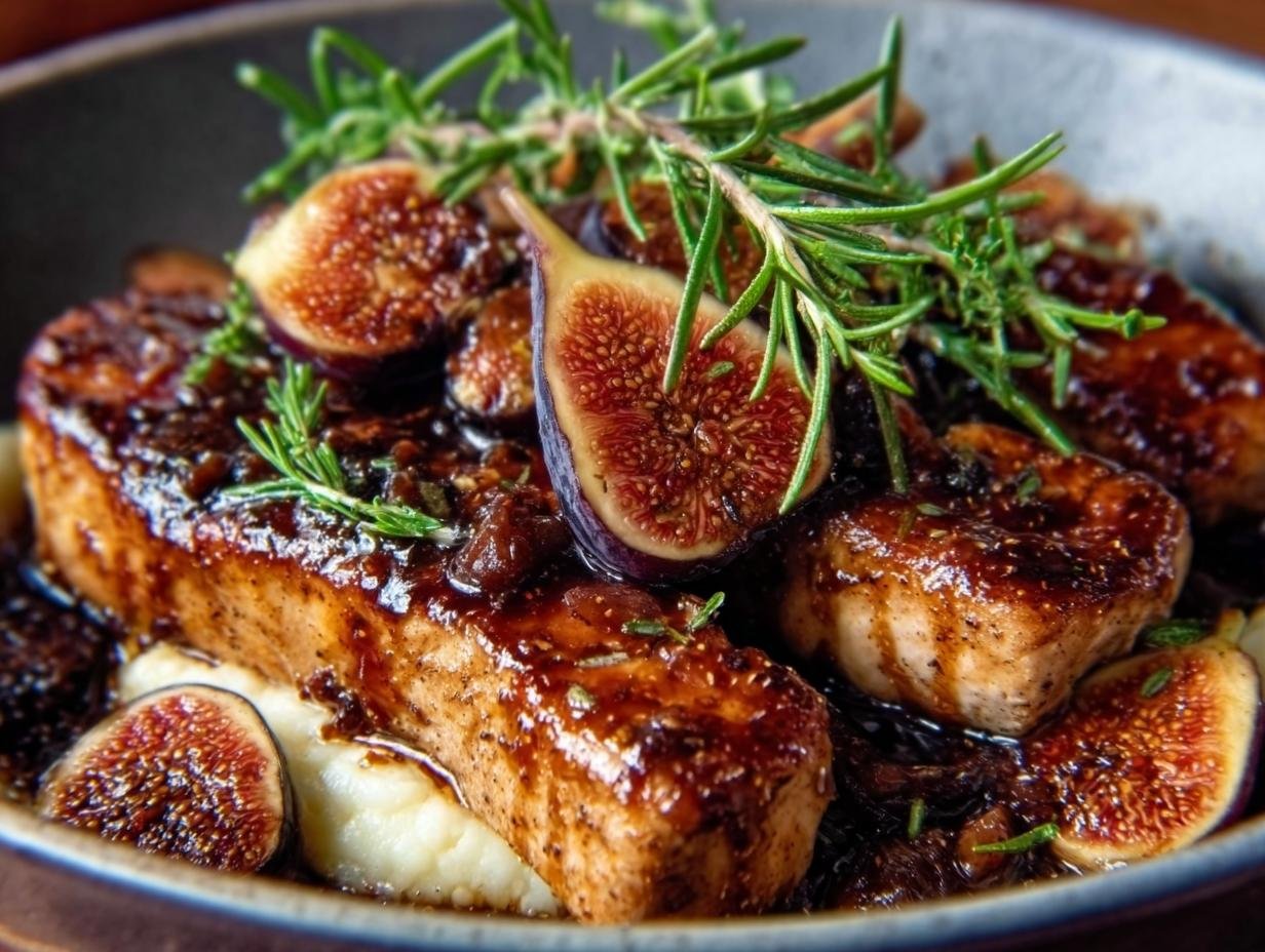 Balsamic Fig Glazed Chicken