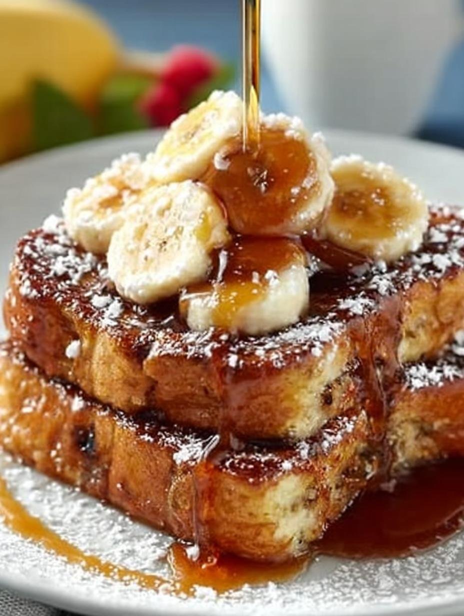 Delicious Bananas Foster French Toast Casserole Recipe - Bananas Foster French Toast - main visual representation