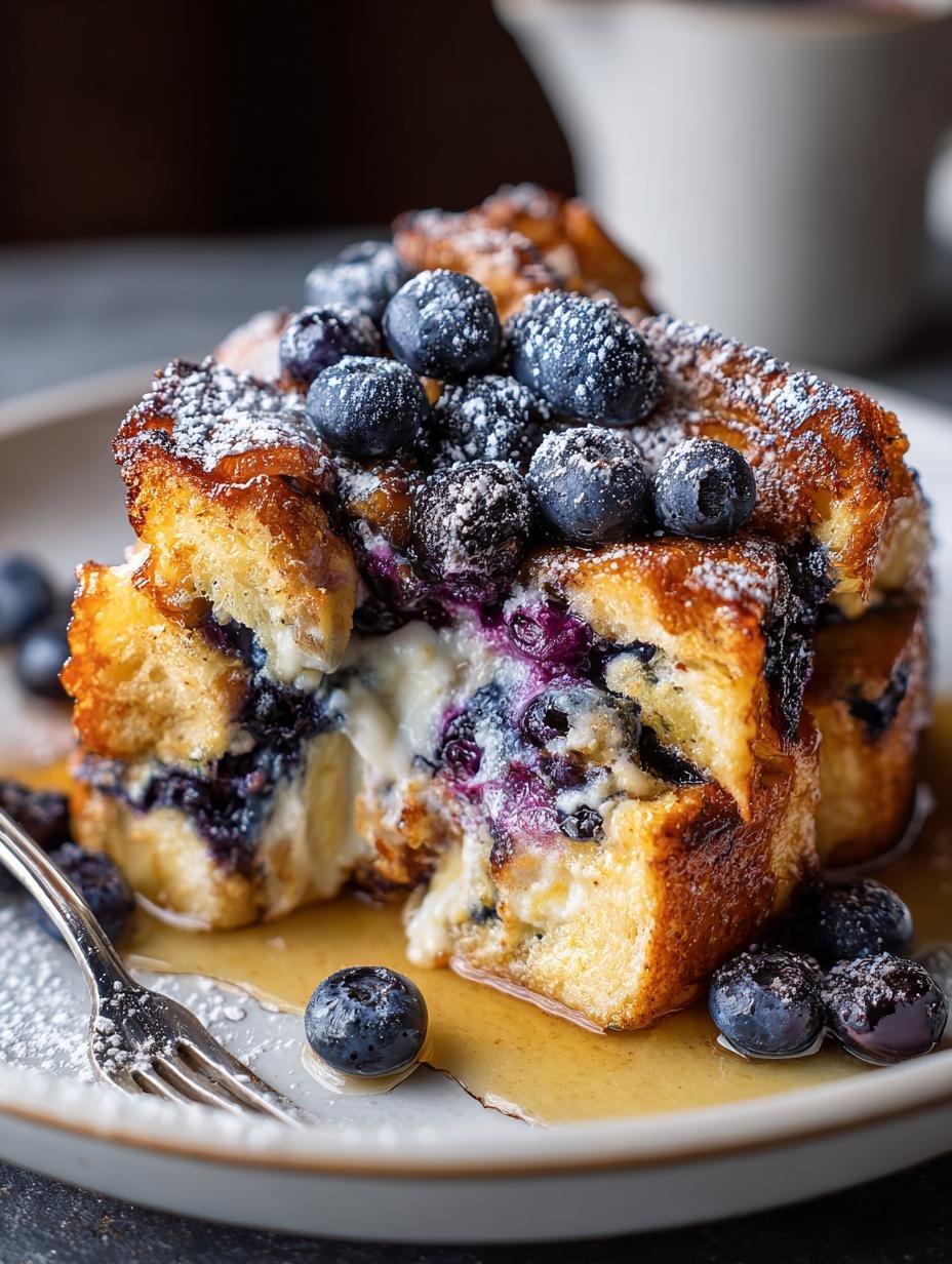Blueberry French Toast Casserole: Simple & Delicious - Blueberry French Toast Casserole - main visual representation