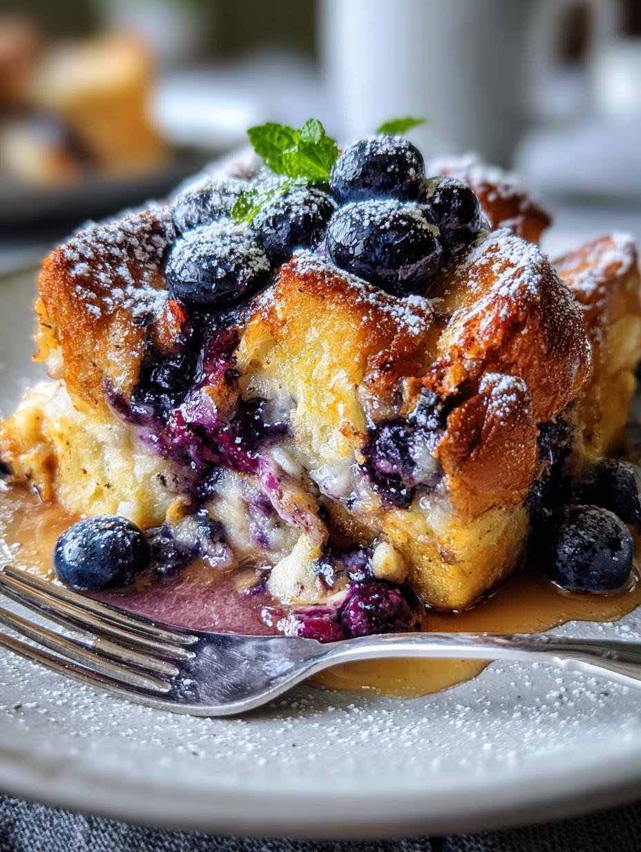 Blueberry French Toast Casserole