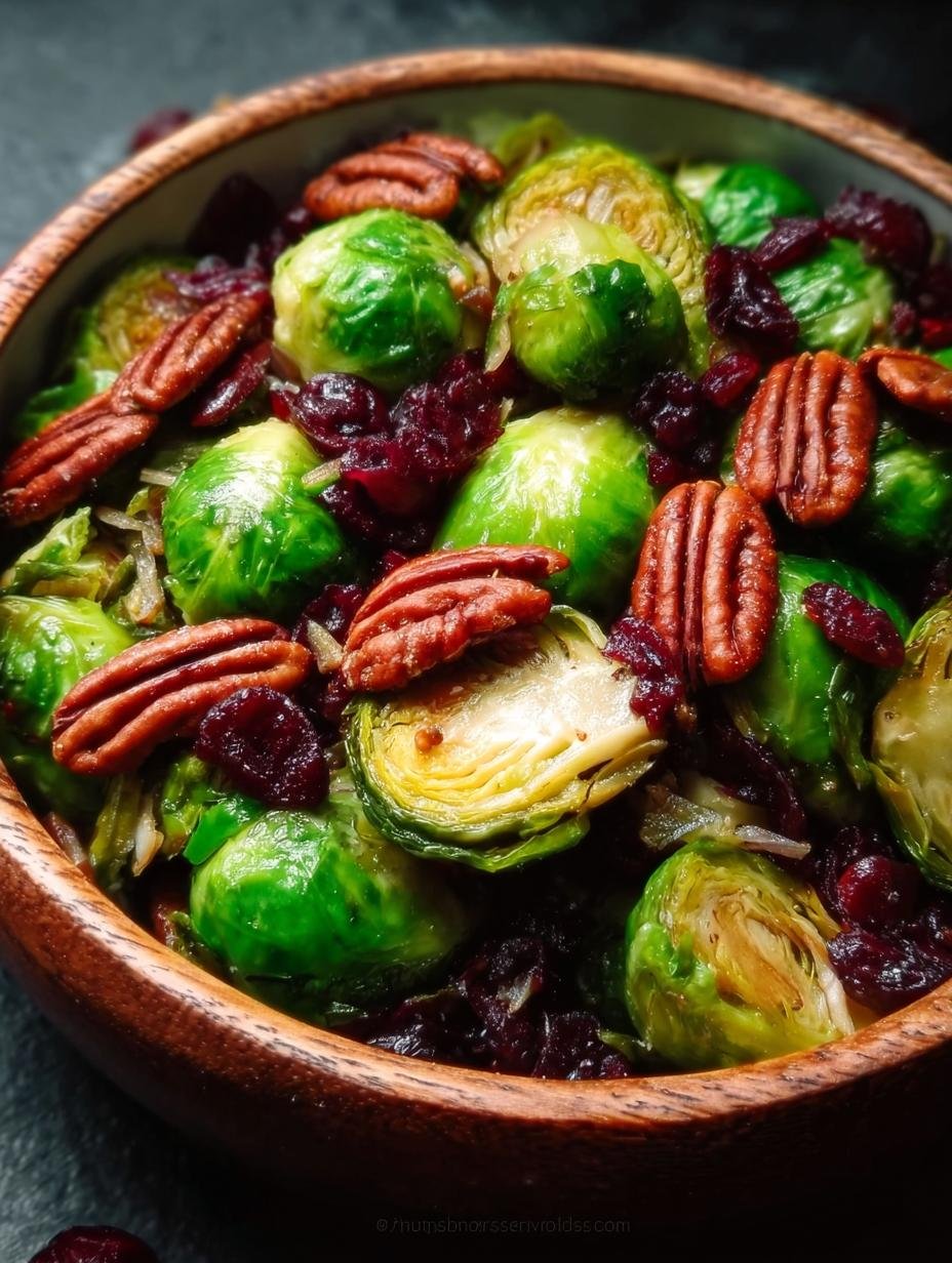 Amazing Brussels Sprouts Bacon Pecans: 1 Epic Dish