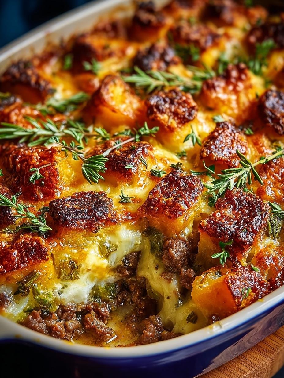 Delicious Cheesy Beef Angel Casserole Recipe to Try - Cheesy Beef Angel Casserole - main visual representation