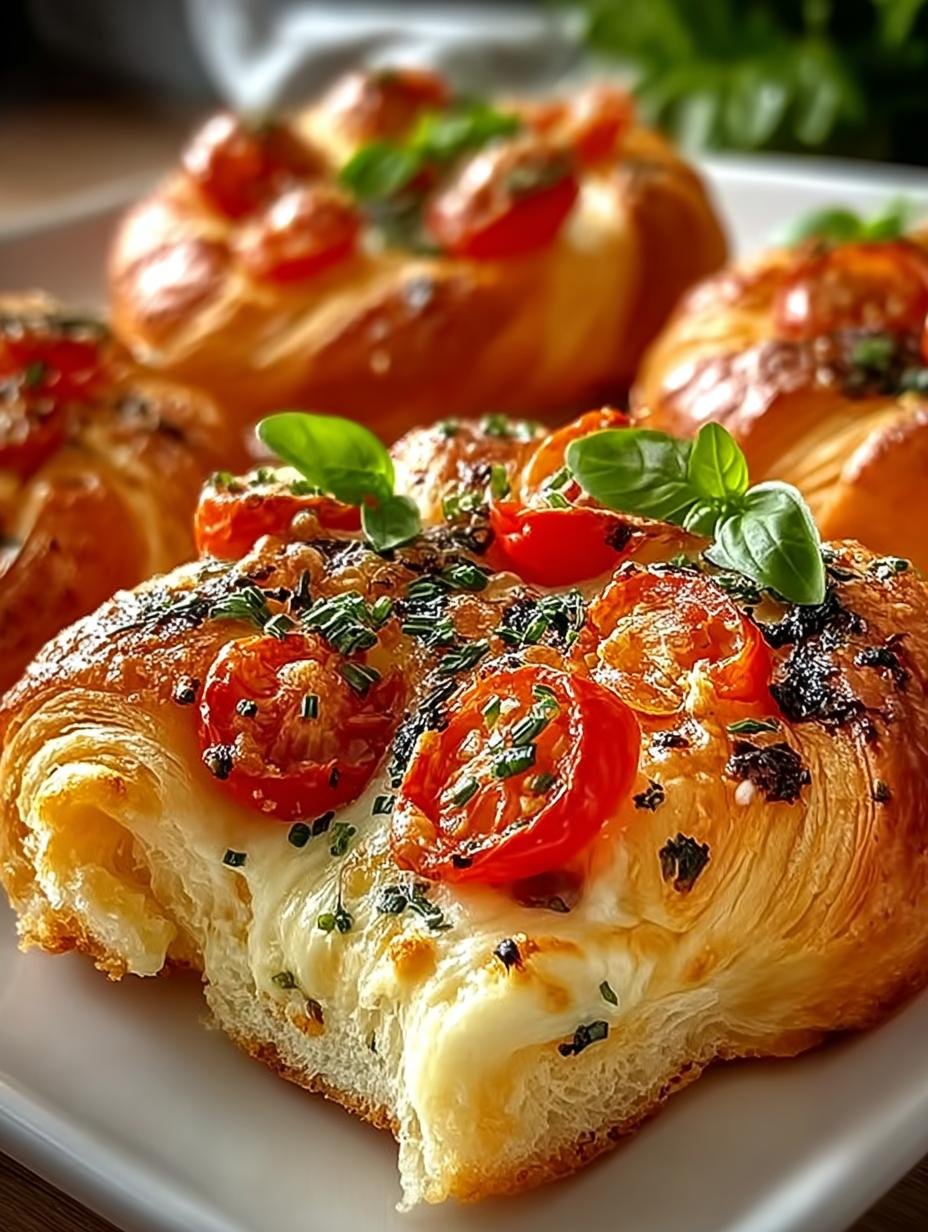 Cheesy Garlic Tomato Crescent Rolls: 8 Magical Bites - Cheesy Garlic Tomato Crescent - additional detail