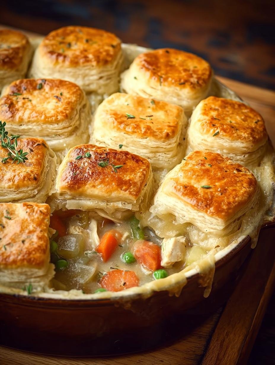 Chicken Pot Pie with Homemade Biscuits: 8 Comforting Reasons - Chicken Pot Pie with - additional detail