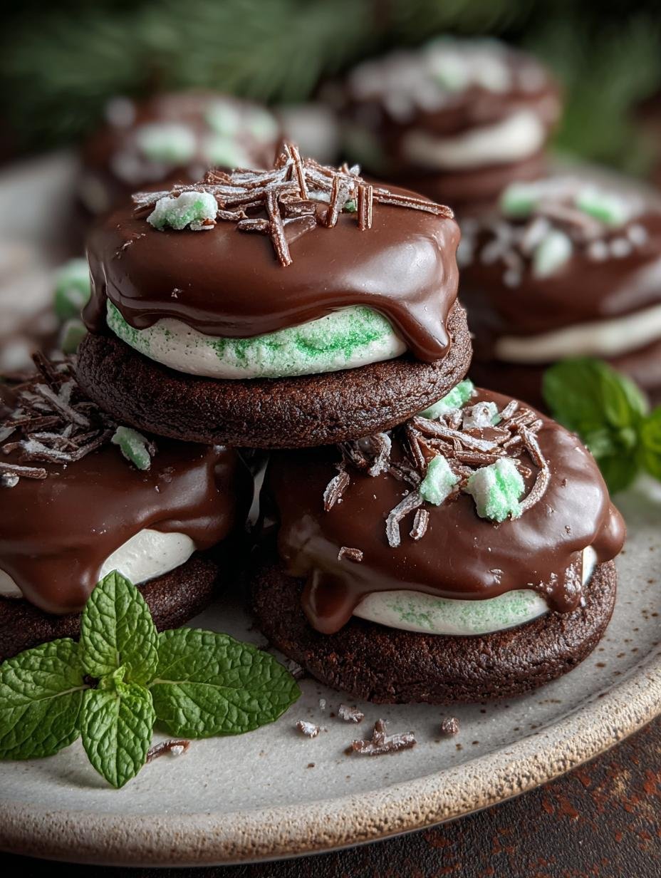 Awesome Chocolate Mint Cream Cheese Buttons - Chocolate Mint Cream Cheese - main visual representation