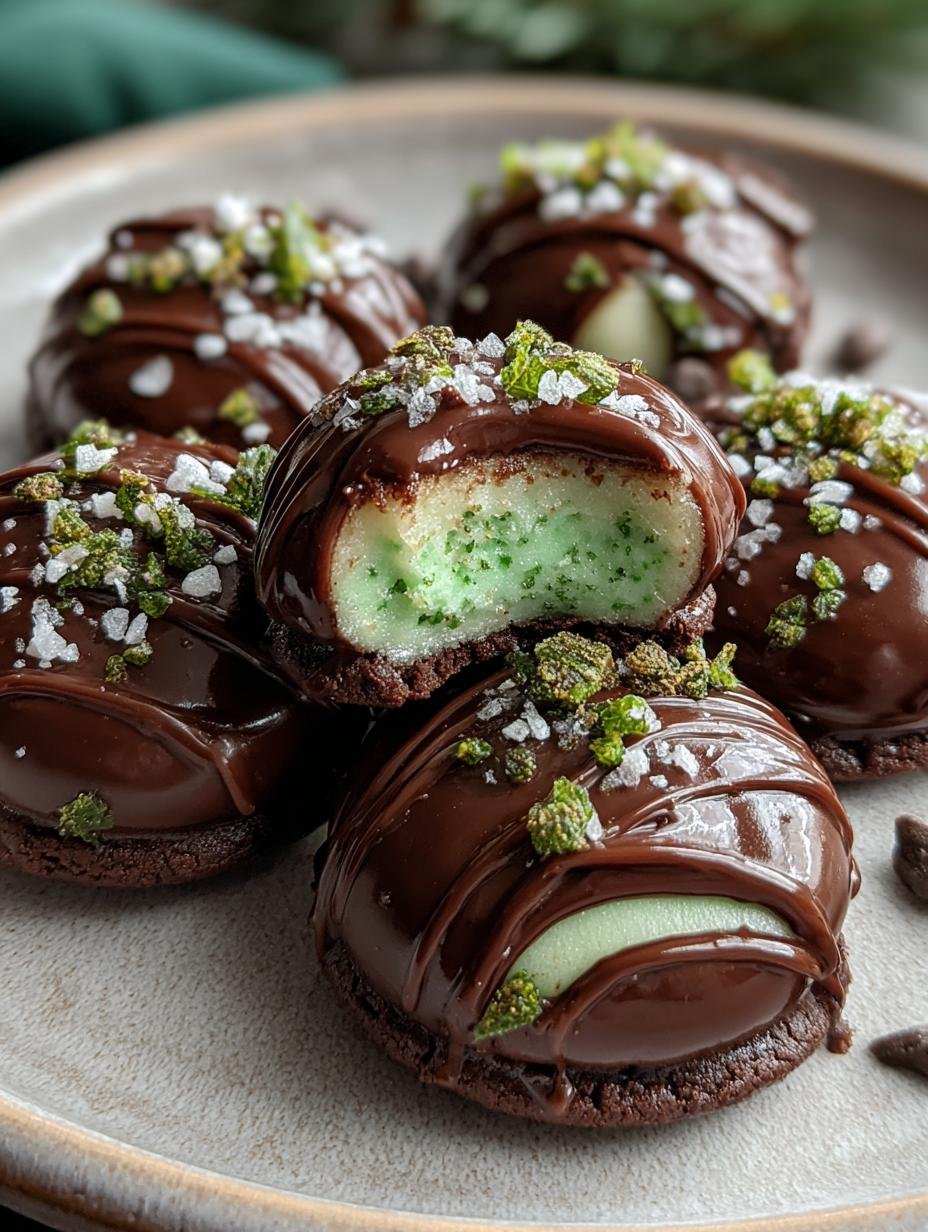 Awesome Chocolate Mint Cream Cheese Buttons - Chocolate Mint Cream Cheese - additional detail