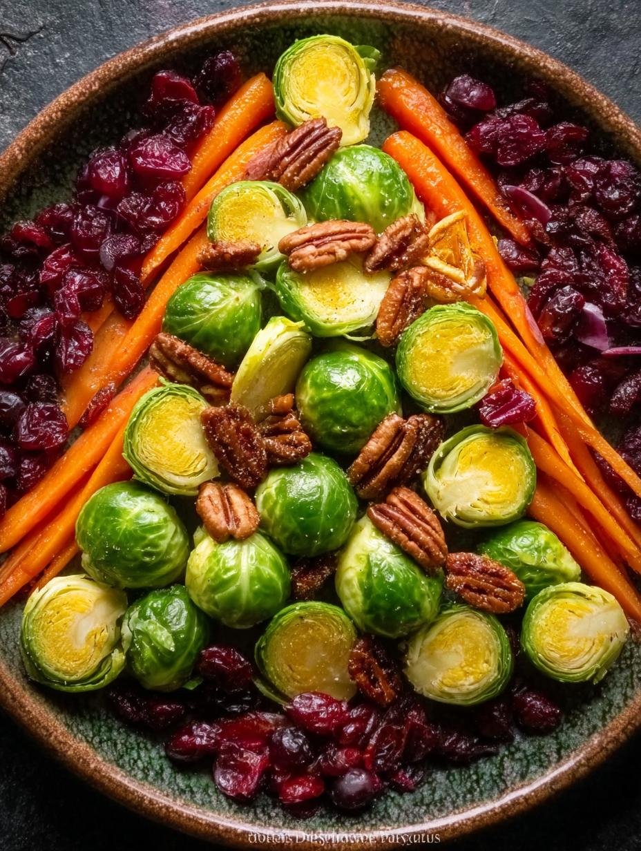 Delightful Christmas Tree Veggie Tray with vibrant broccoli, cherry tomatoes, and a star-shaped bell pepper on a white platter