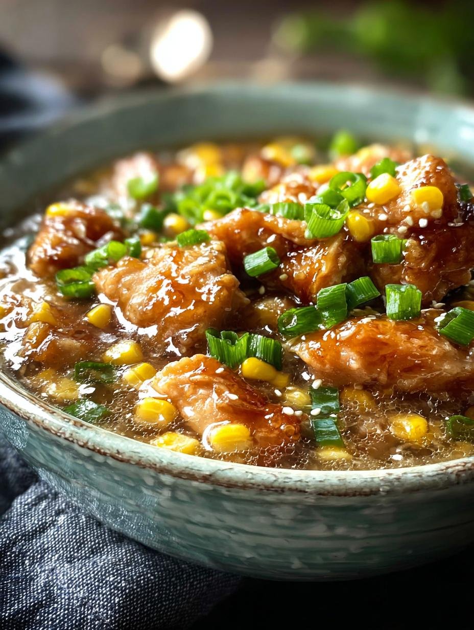 Comforting Chinese Chicken Corn