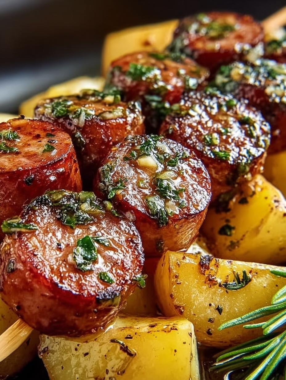 Cowboy Butter Kielbasa Potato Skewers That Impress - Cowboy Butter Kielbasa Potato - main visual representation