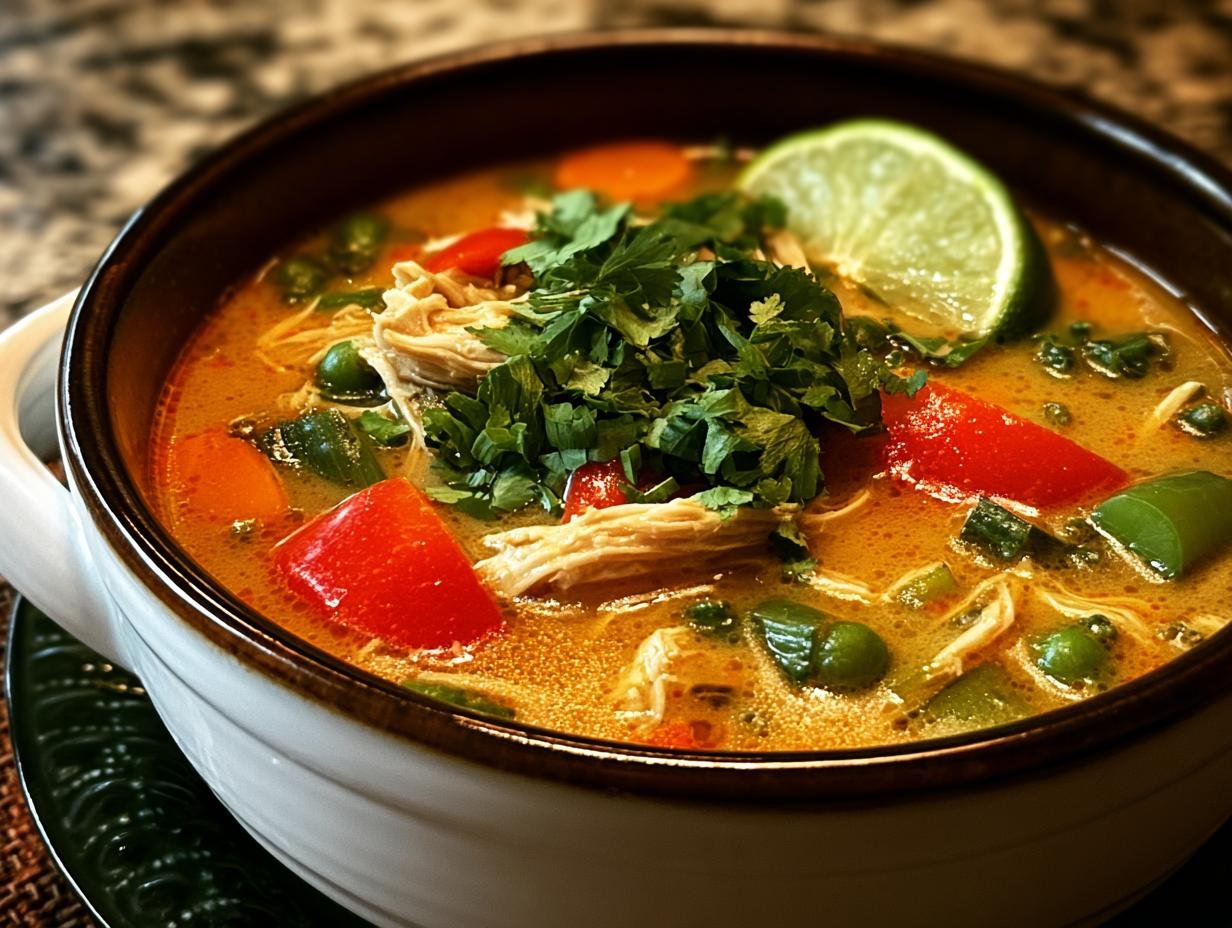 Cozy Crockpot Thai Chicken