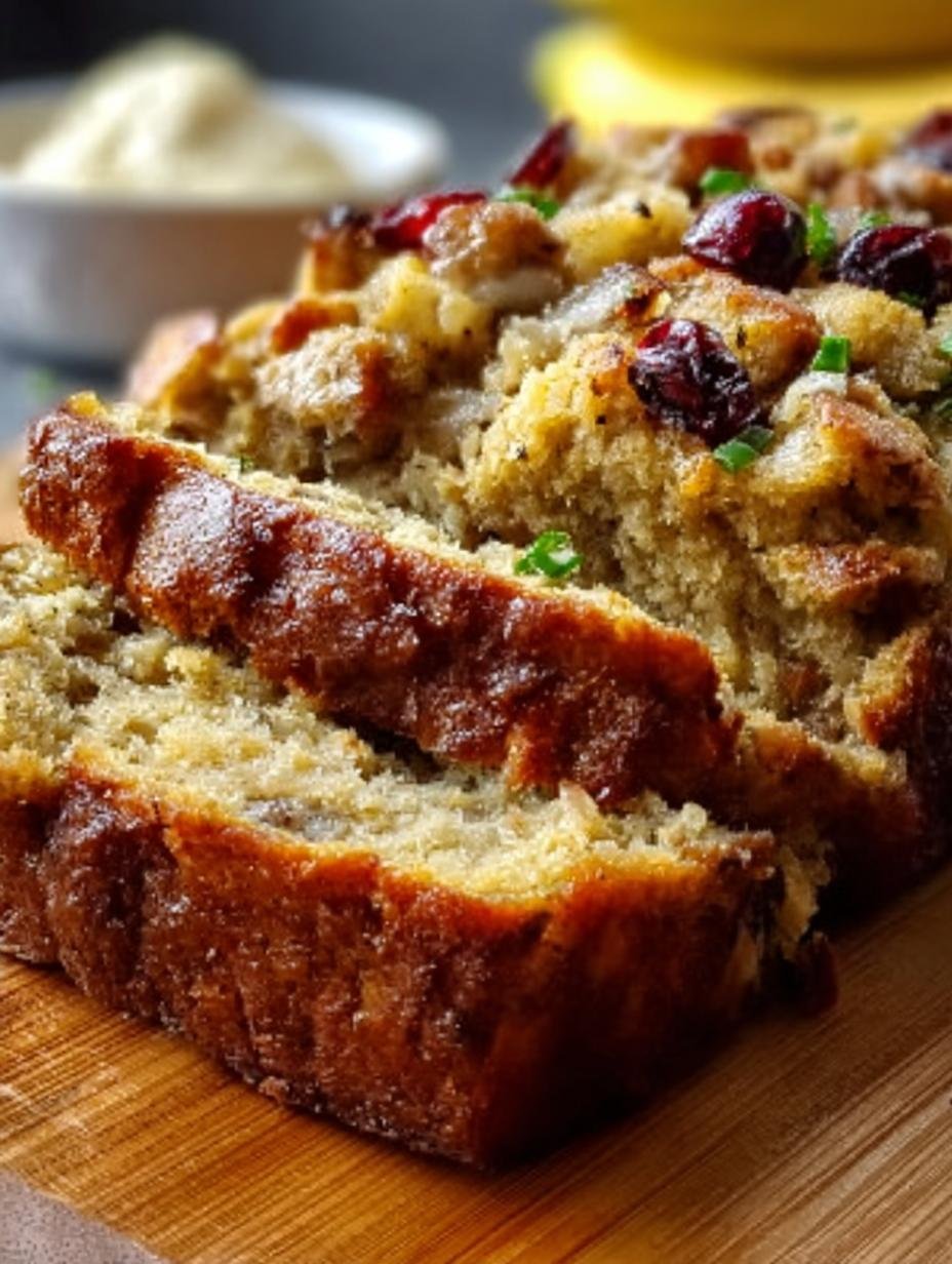 Cranberry Apple Sausage Stuffing