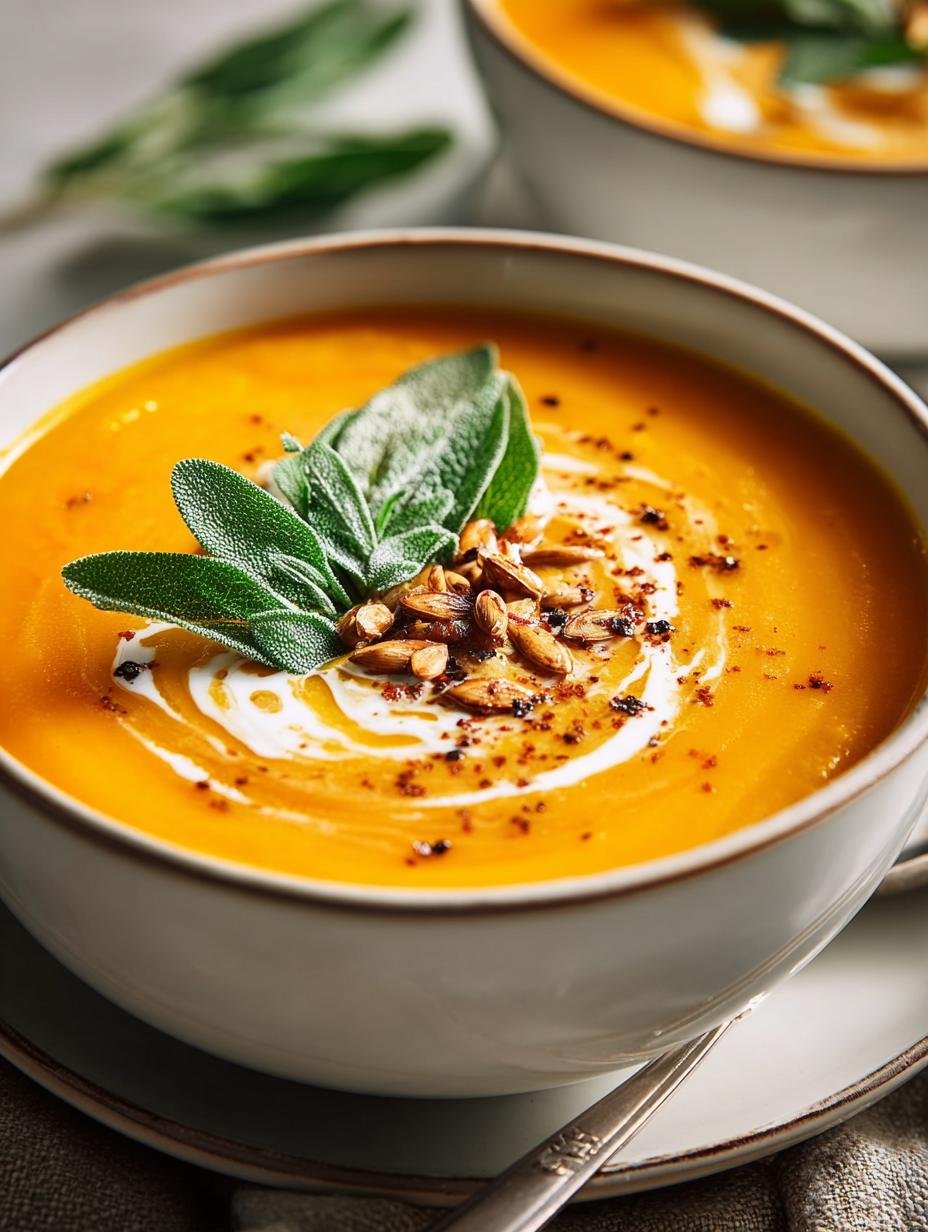 Creamy Butternut Squash Soup: A Cozy Delight - Creamy Butternut Squash Soup - additional detail