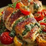 Creamy Pesto Chicken Dinner