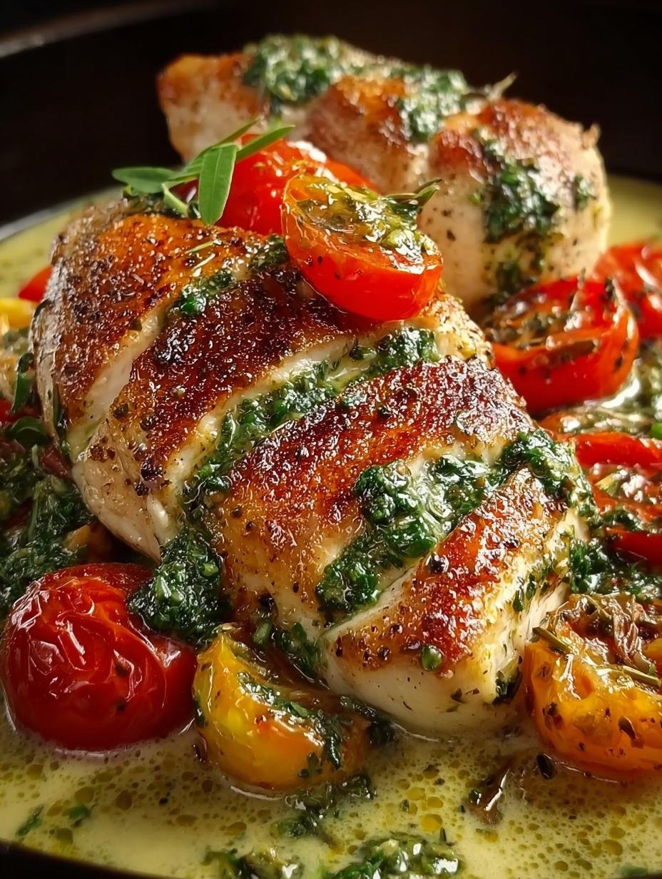 Creamy Pesto Chicken Dinner