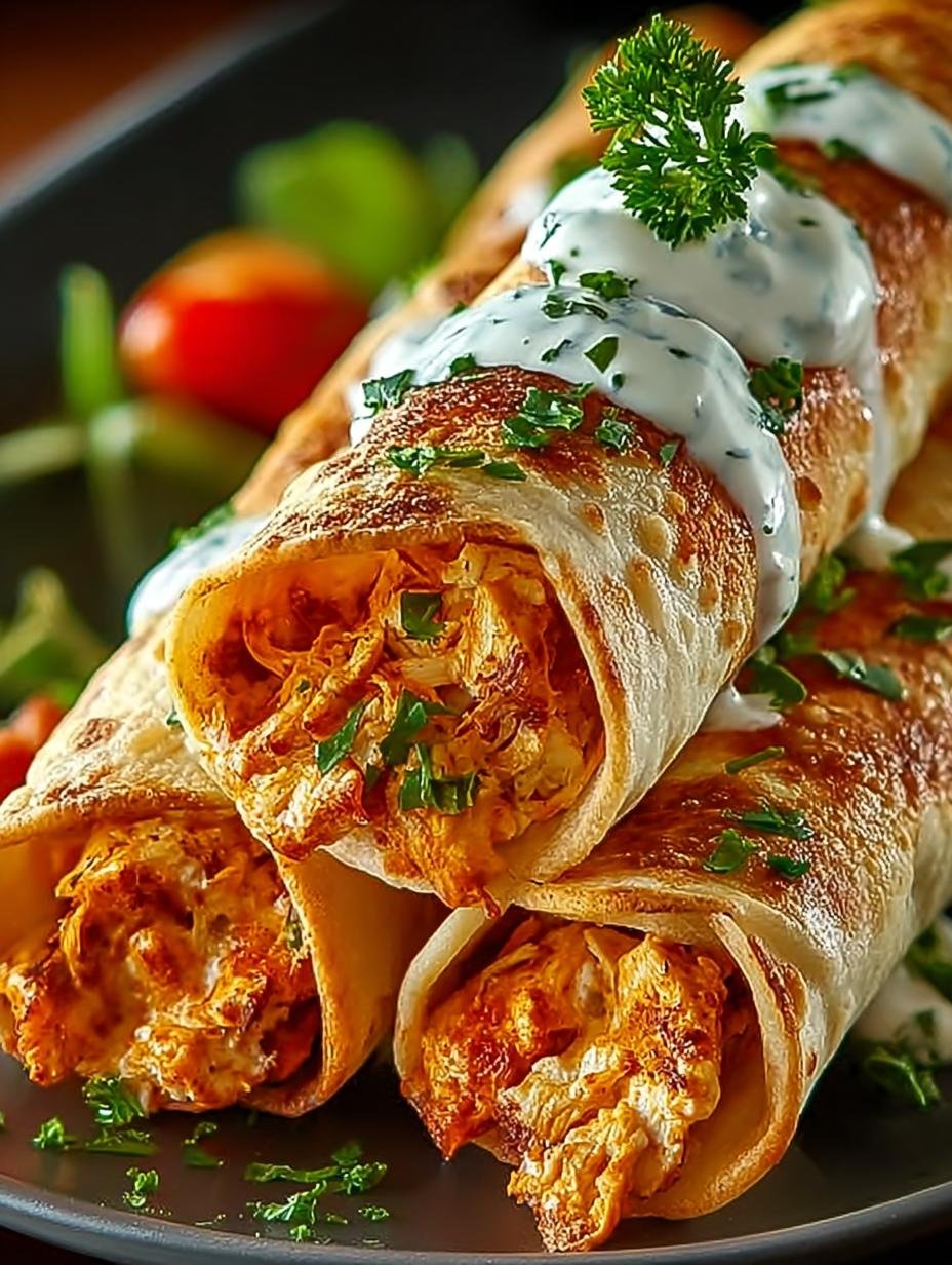 Crunchy Buffalo Chicken Taquitos: 12 Irresistible Reasons - Crunchy Buffalo Chicken Taquitos - additional detail