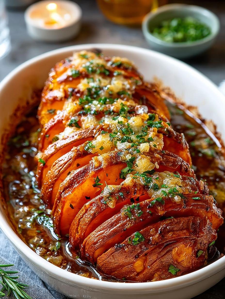 Delightful Hasselback Sweet Potatoes