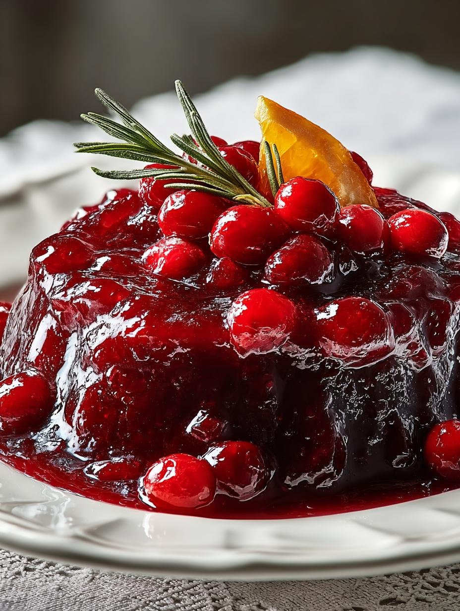Elevate Your Feast with Fancy Cranberry Sauce - Elevate Your Feast with - additional detail